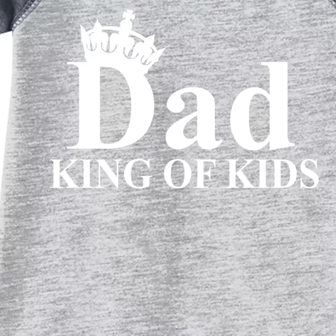 Dad King of Kids Infant Baby Jersey Bodysuit