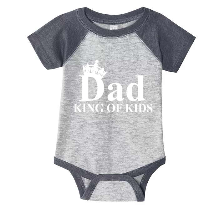 Dad King of Kids Infant Baby Jersey Bodysuit