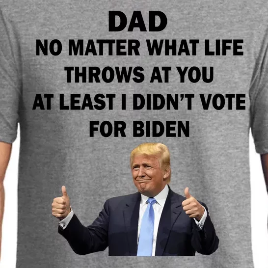 Dad Least I Didn't Vote Biden Funny Pro Republican Pajama Set