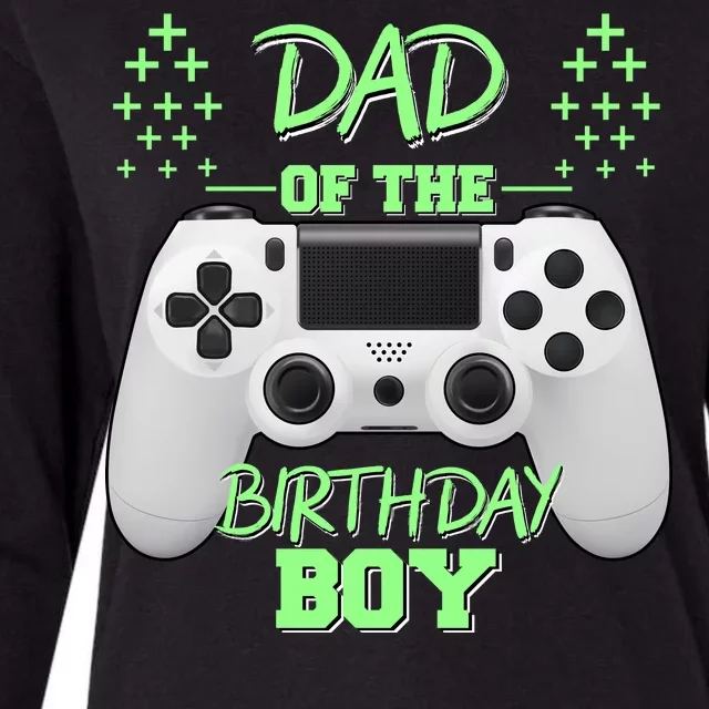 Dad Of The Birthday Boy Womens Cotton Relaxed Long Sleeve T-Shirt