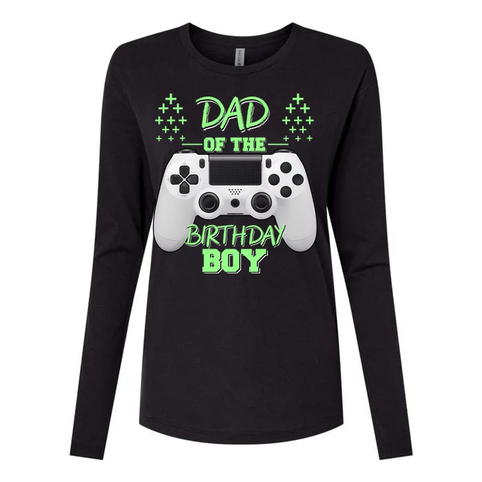 Dad Of The Birthday Boy Womens Cotton Relaxed Long Sleeve T-Shirt