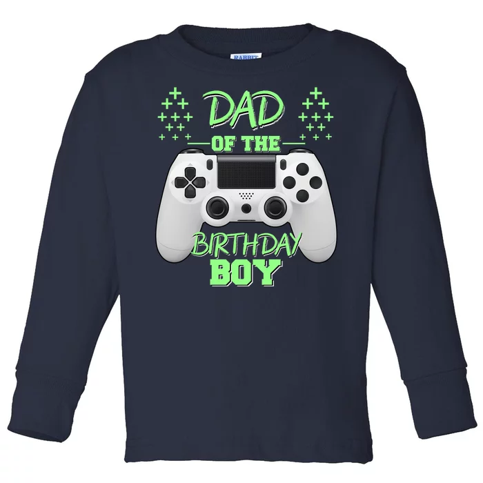 Dad Of The Birthday Boy Toddler Long Sleeve Shirt