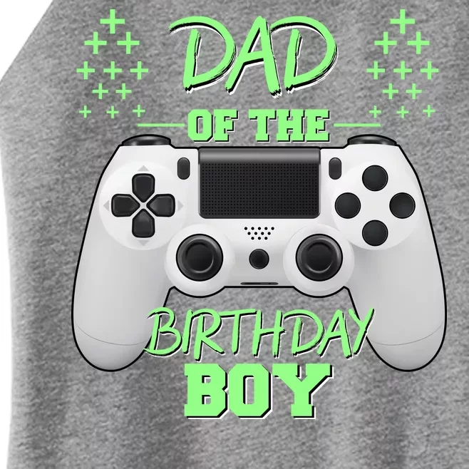 Dad Of The Birthday Boy Women’s Perfect Tri Rocker Tank