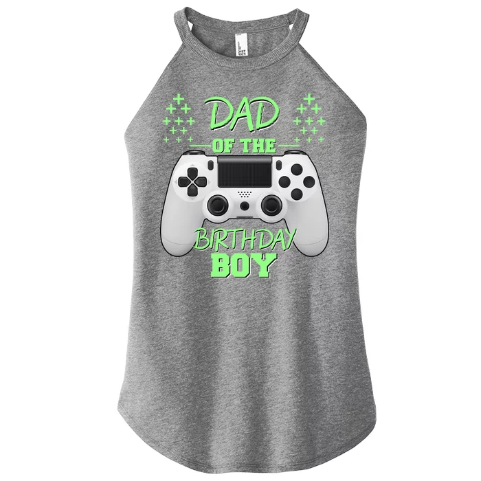 Dad Of The Birthday Boy Women’s Perfect Tri Rocker Tank