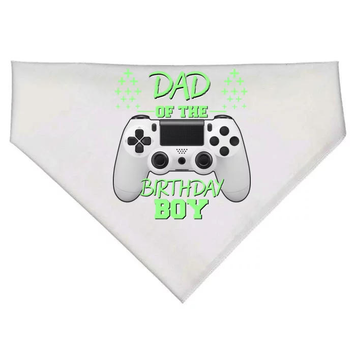 Dad Of The Birthday Boy USA-Made Doggie Bandana