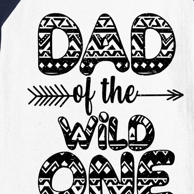 Dad Of The Wild One Baseball Sleeve Shirt