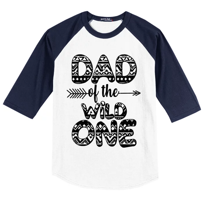 Dad Of The Wild One Baseball Sleeve Shirt