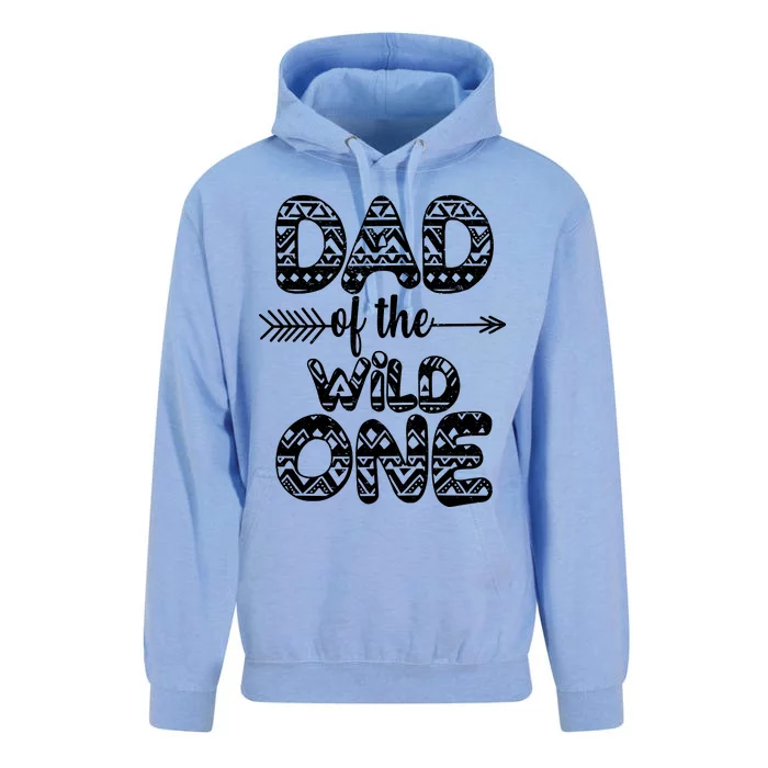 Dad Of The Wild One Unisex Surf Hoodie