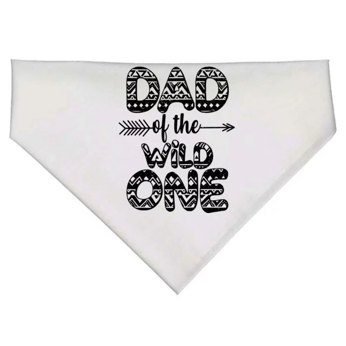 Dad Of The Wild One USA-Made Doggie Bandana