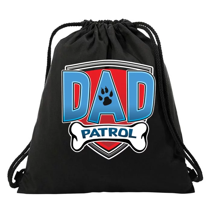 Dad Patrol Drawstring Bag