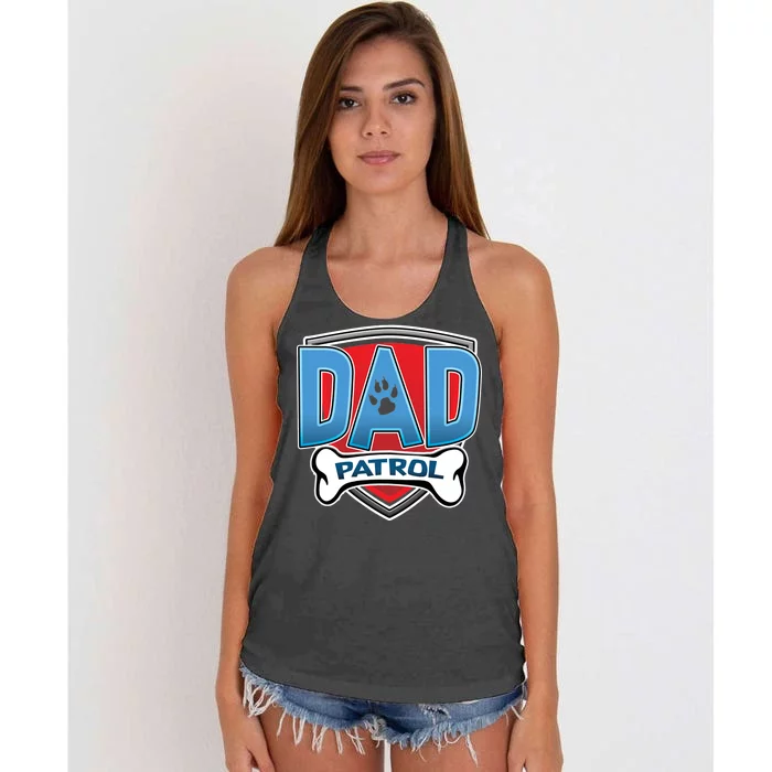 Dad Patrol Women's Knotted Racerback Tank