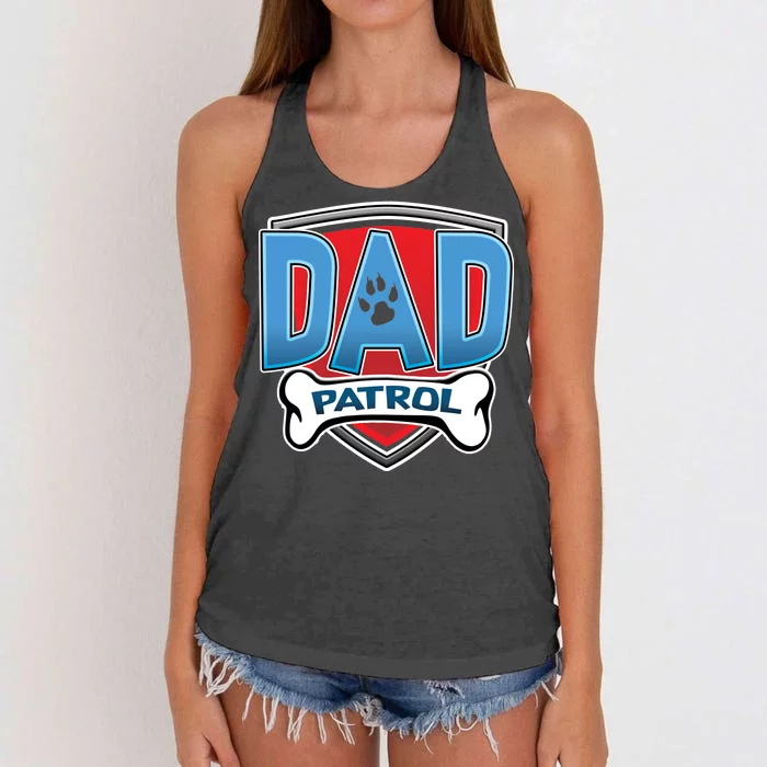 Dad Patrol Women's Knotted Racerback Tank