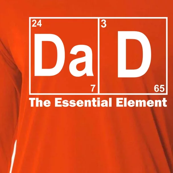 Dad The Essential Element Table Cooling Performance Long Sleeve Crew