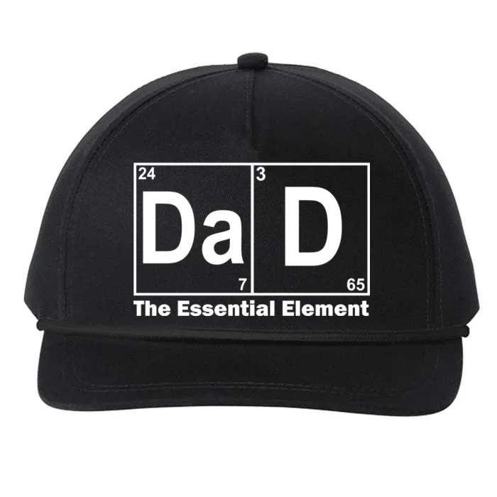 Dad The Essential Element Table Snapback Five-Panel Rope Hat