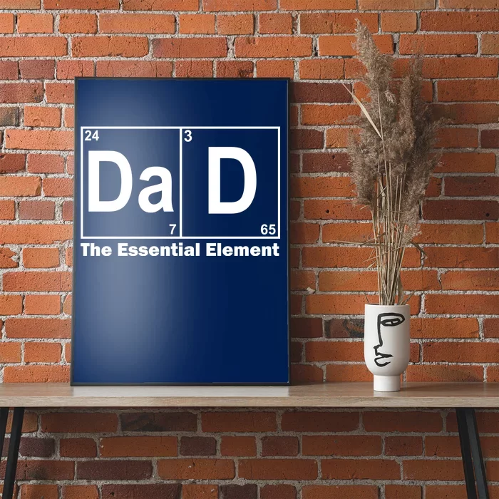 Dad The Essential Element Table Poster