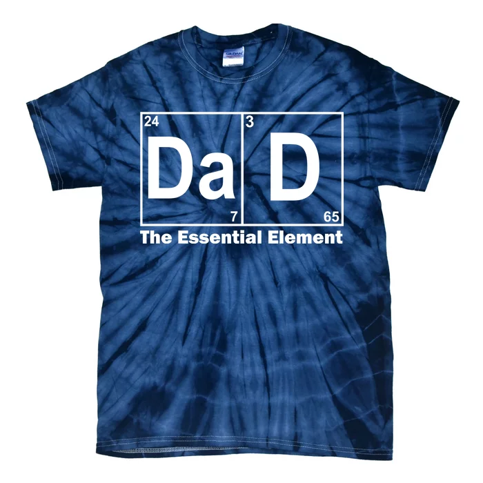 Dad The Essential Element Table Tie-Dye T-Shirt