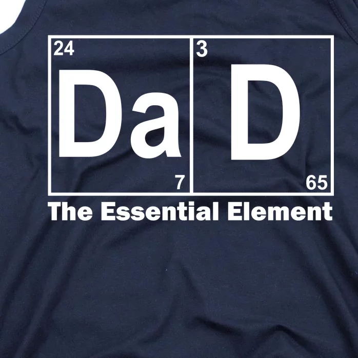 Dad The Essential Element Table Tank Top