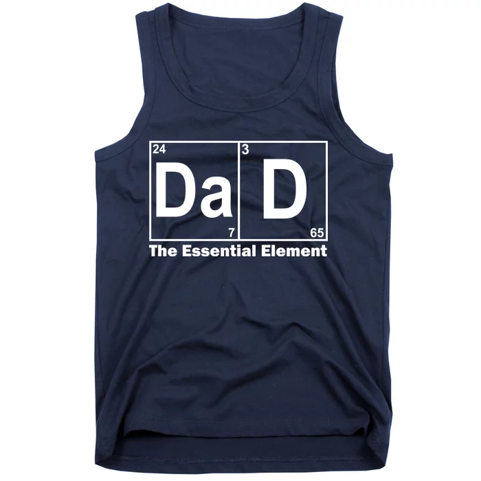 Dad The Essential Element Table Tank Top