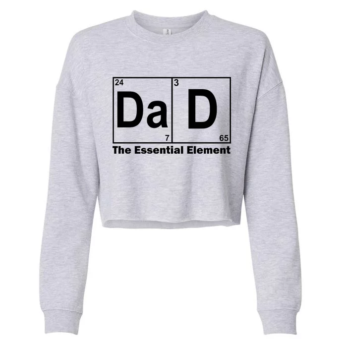 Dad The Essential Element Table Cropped Pullover Crew