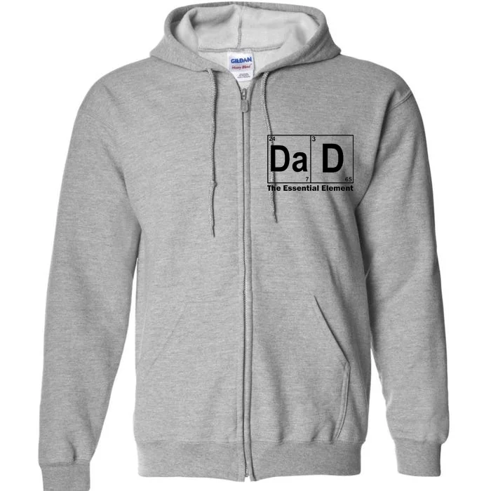 Dad The Essential Element Table Full Zip Hoodie