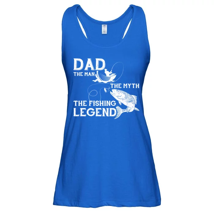 Dad The Fishing Legend Ladies Essential Flowy Tank