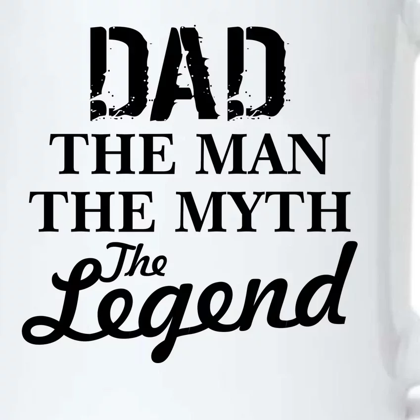 Dad The Man Myth Legend Black Color Changing Mug