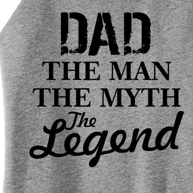 Dad The Man Myth Legend Women’s Perfect Tri Rocker Tank