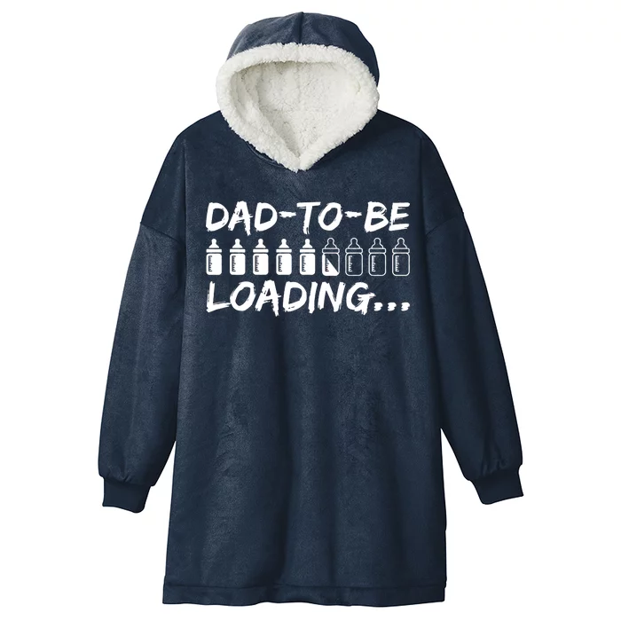 Dad To Be Loading Future Daddy Hooded Wearable Blanket