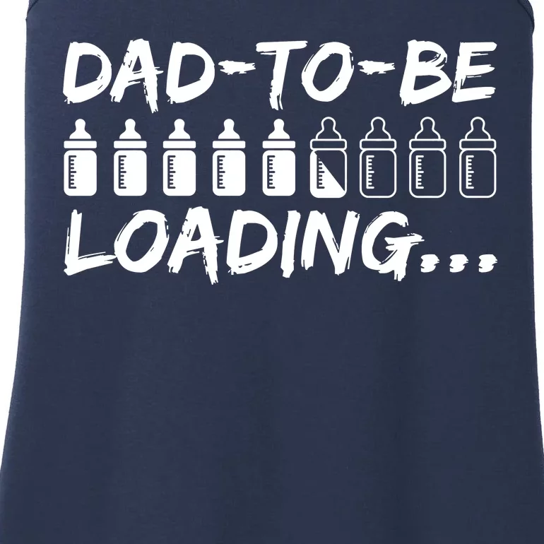 Dad To Be Loading Future Daddy Ladies Essential Tank