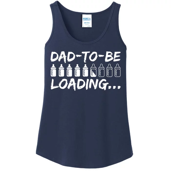 Dad To Be Loading Future Daddy Ladies Essential Tank