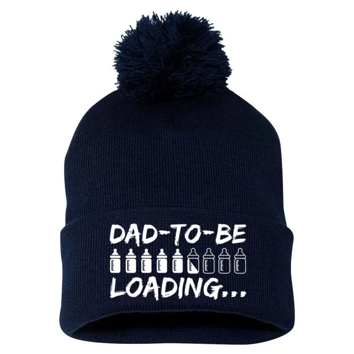 Dad To Be Loading Future Daddy Pom Pom 12in Knit Beanie