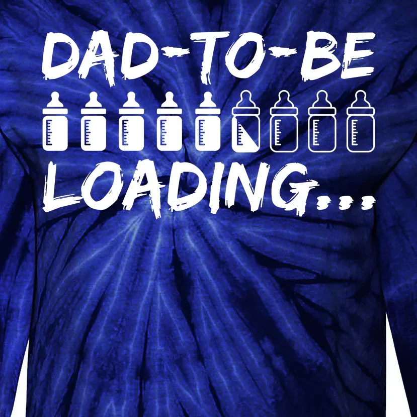 Dad To Be Loading Future Daddy Tie-Dye Long Sleeve Shirt