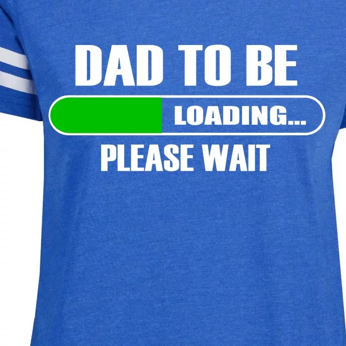 Dad To Be Loading Please Wait Enza Ladies Jersey Football T-Shirt