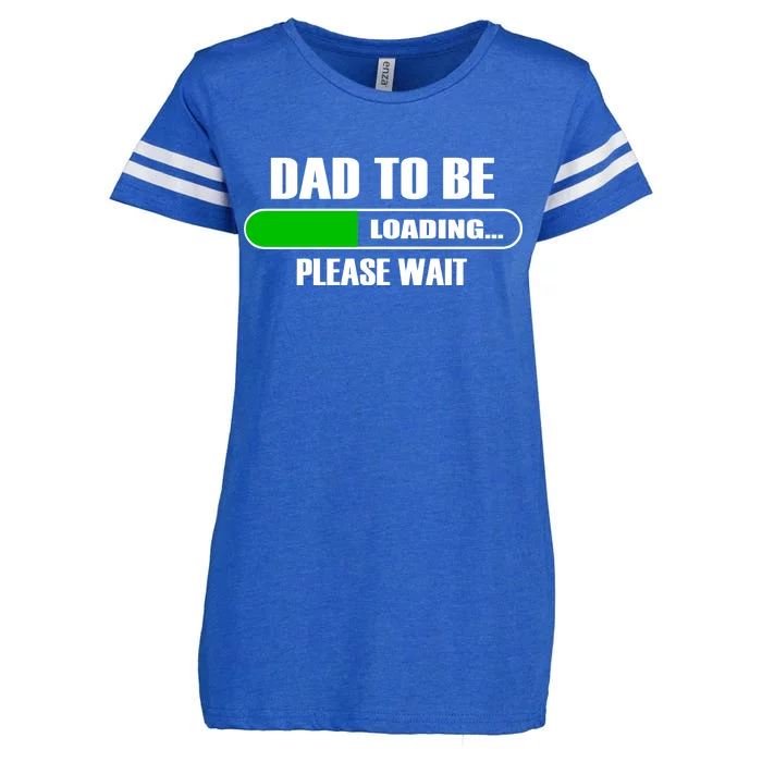 Dad To Be Loading Please Wait Enza Ladies Jersey Football T-Shirt