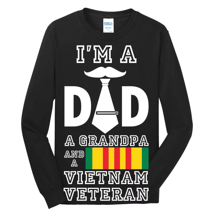 Dad Vietnam Veteran Tall Long Sleeve T-Shirt