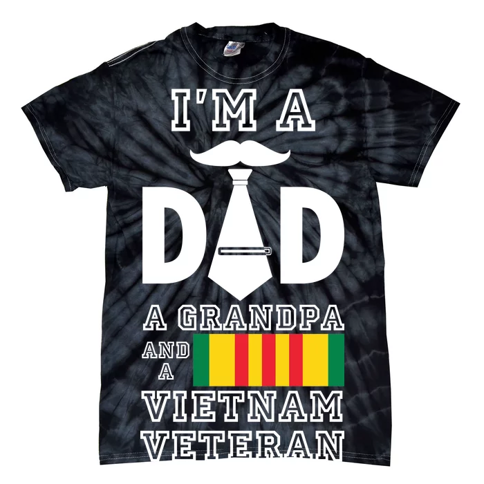 Dad Vietnam Veteran Tie-Dye T-Shirt