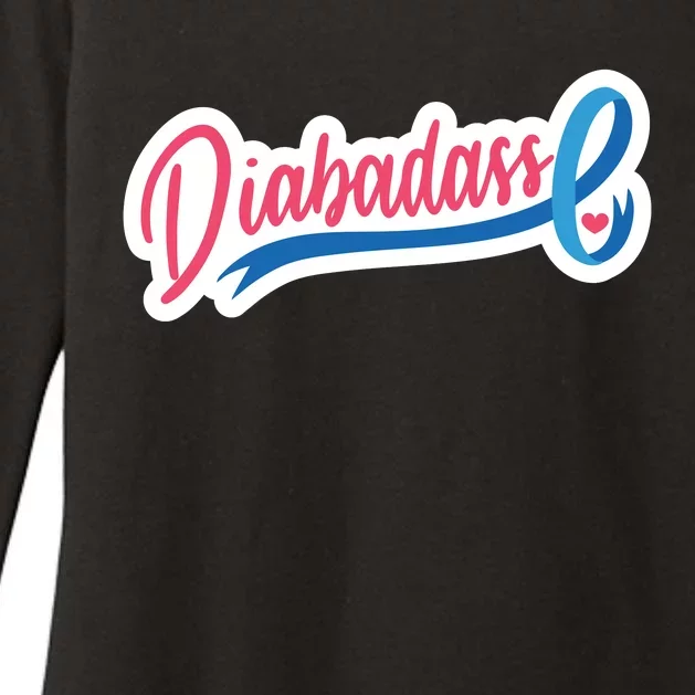 Diabetes Awareness Diabadass Womens CVC Long Sleeve Shirt