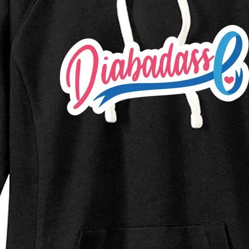 Diabetes Awareness Diabadass Women's Fleece Hoodie