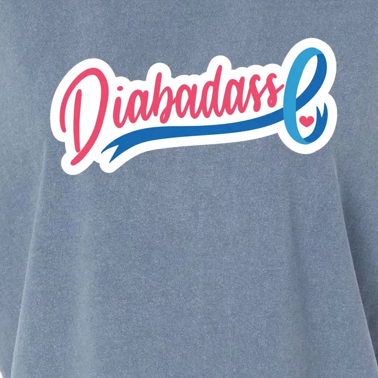 Diabetes Awareness Diabadass Garment-Dyed Women's Muscle Tee