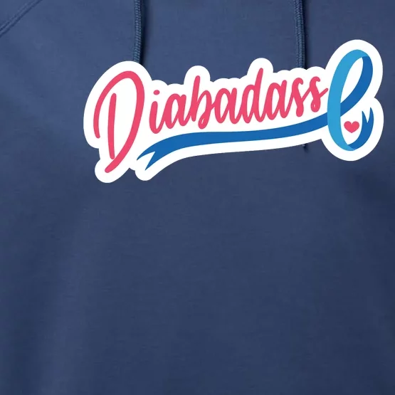 Diabetes Awareness Diabadass Performance Fleece Hoodie