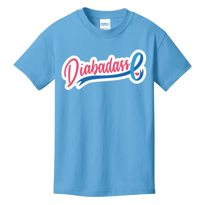 Diabetes Awareness Diabadass Kids T-Shirt