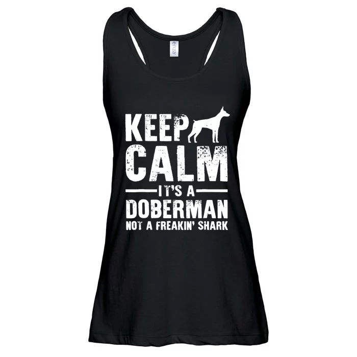 Doberman Art Ladies Essential Flowy Tank