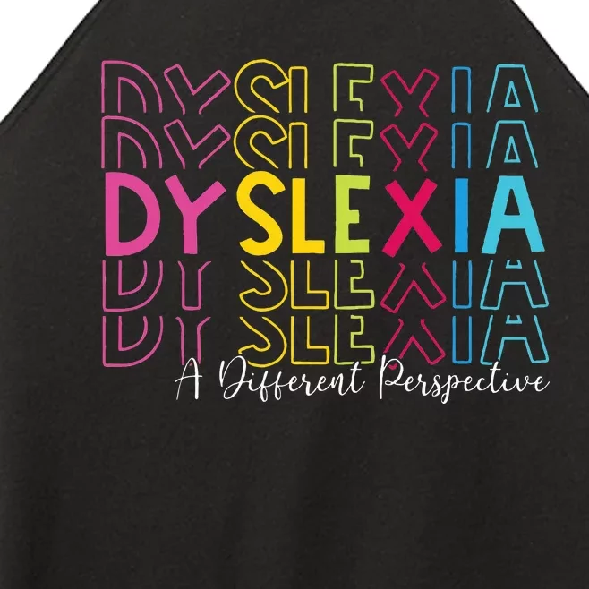 Dyslexia A Different Perspective Dyslexia Awareness Women’s Perfect Tri Rocker Tank