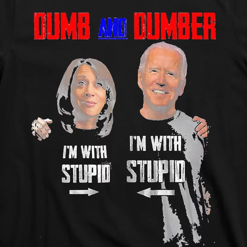 Dumb And Dumber Haris and Biden Vote For Trump 2024 T-Shirt