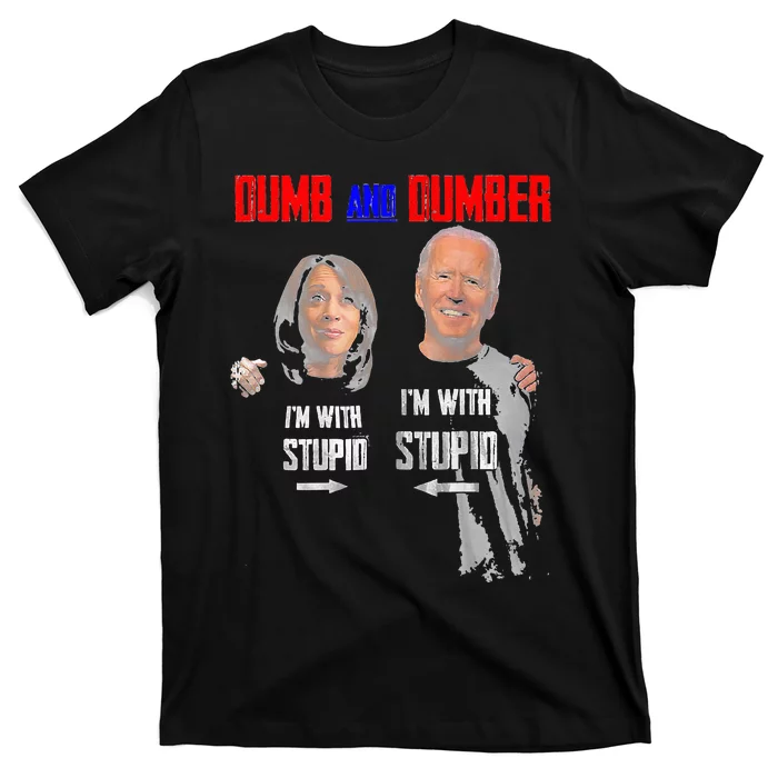 Dumb And Dumber Haris and Biden Vote For Trump 2024 T-Shirt