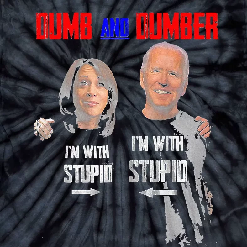 Dumb And Dumber Haris and Biden Vote For Trump 2024 Tie-Dye T-Shirt