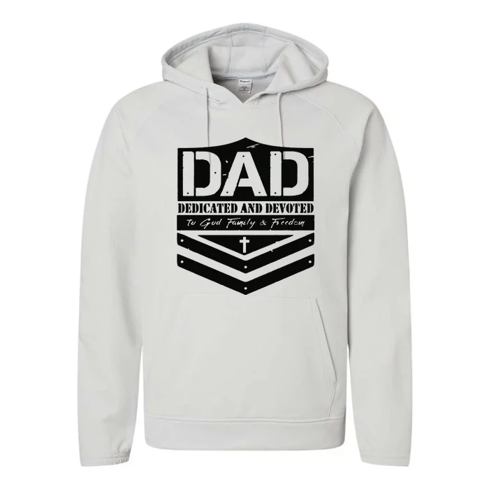 Dedicated And Devoted Performance Fleece Hoodie