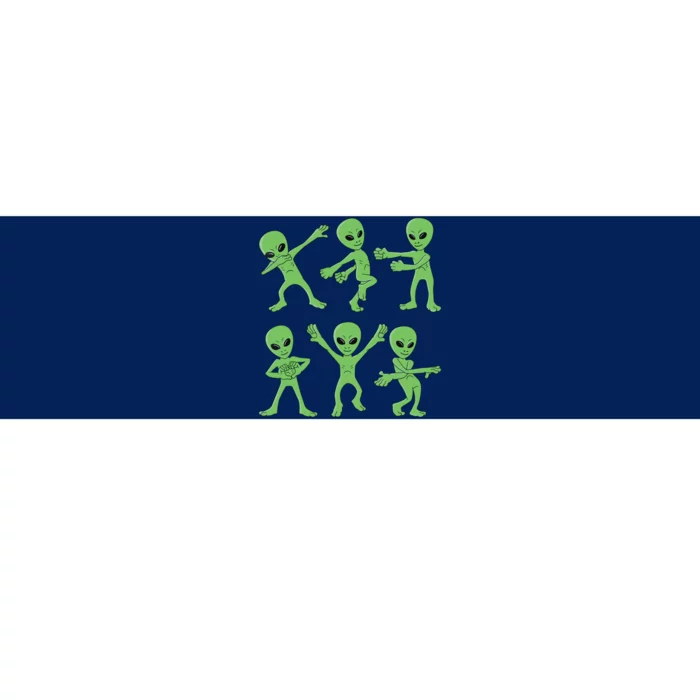 Dancing Aliens Dance Challenge Halloween Bumper Sticker