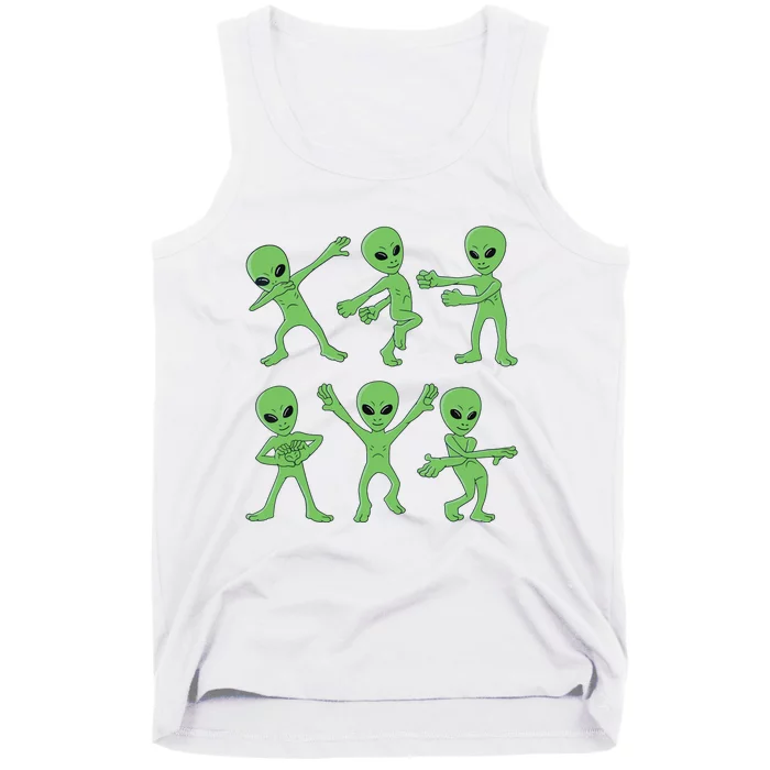 Dancing Aliens Dance Challenge Halloween Tank Top