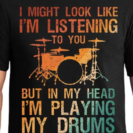 Drummer Art Drum Player Percussion Lover Pajama Set